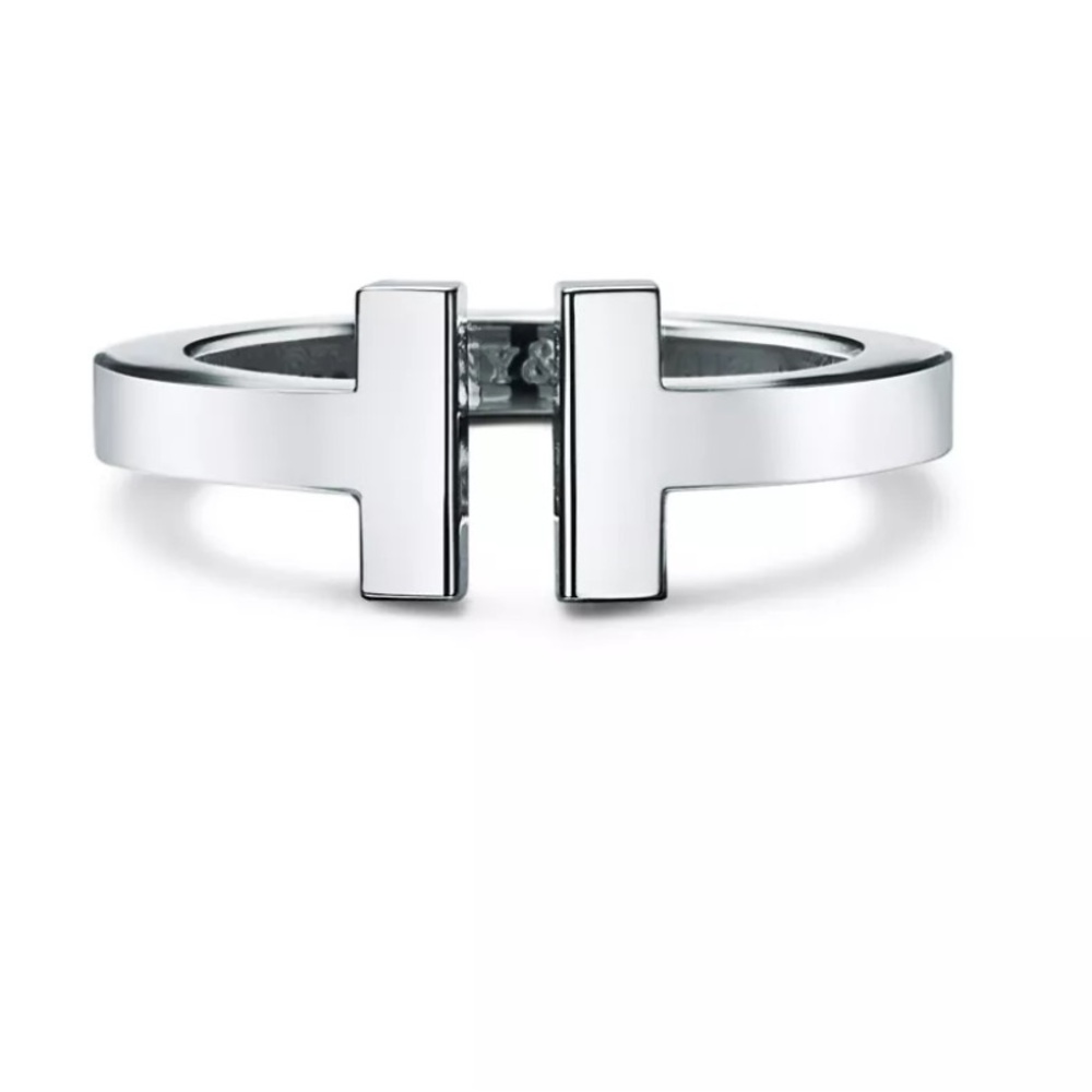 Tiffany & Co Sterling Silver Tiffany T Ring